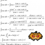integral cscx